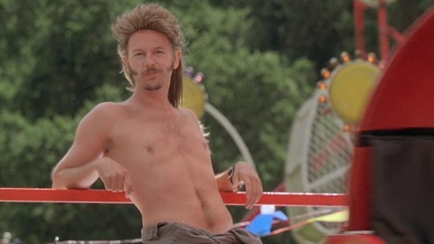 Joe Dirt's Sexiest Scenes with David Spade. Shirtless. 38532