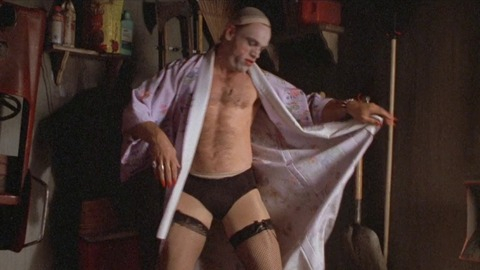 Joe Dirt's Sexiest Scenes with Brian Thompson. Bulge, Sexy, Shirtless, Underwear. 38526