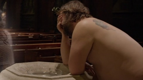 Tyler Labine in Deadbeat (2014-2016) Shirtless Straight Underwear 38768