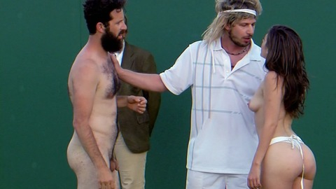 Male Streaker from 7 Days in Hell Naked. Balls, Penis, Sexy, Shirtless. 38945