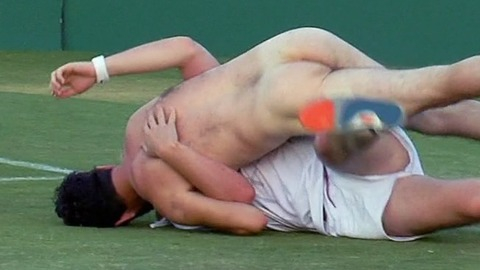 Chris Romano Naked as Male Streaker. Butt, Gay, Sexy. 38943