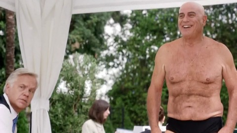 Hottest Aharon Ipalé Scene in The Brink. Bathing Suit, Sexy, Shirtless. 39398