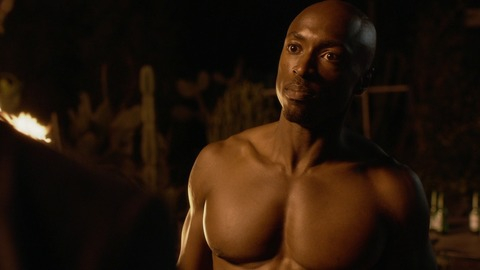 Hottest Wolé Parks Scene in Ray Donovan. Sexy, Shirtless. 46802