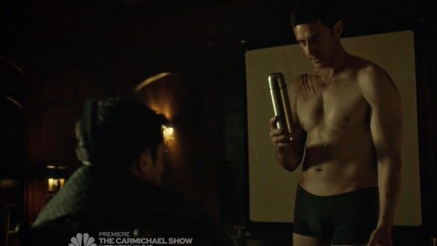 Hottest Richard Armitage Scene in Hannibal. Shirtless, Bulge, Underwear. 41402