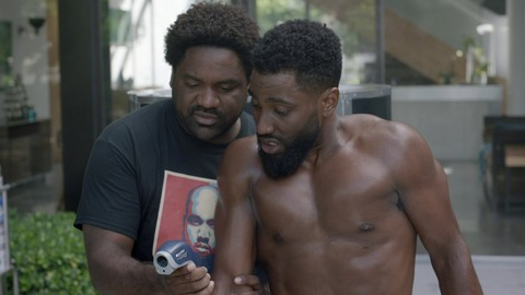 Sexiest John David Washington Scene in Ballers. Shirtless. 65737