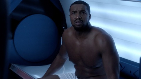 Dark Matter's Sexiest Scenes with Roger Cross. Shirtless. 40476