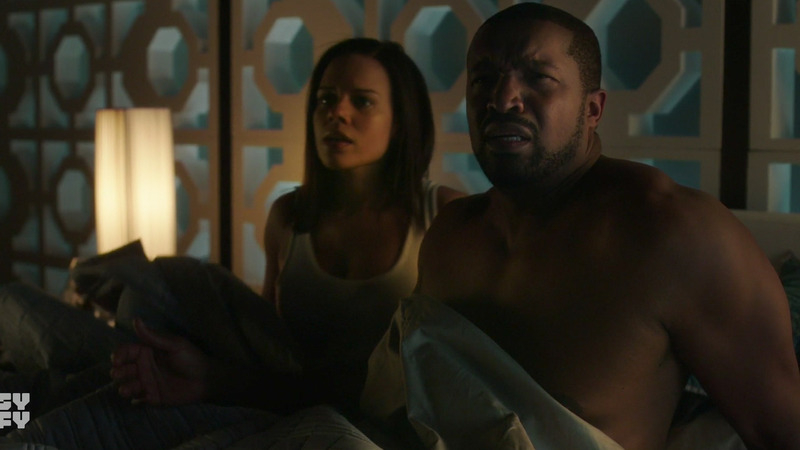 Sexiest Roger Cross Scene in Dark Matter. Shirtless. 72115