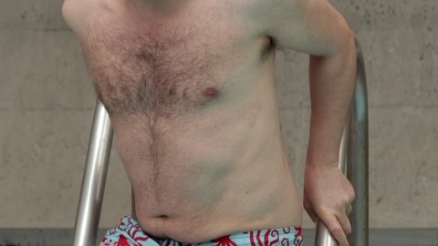 Nick Kroll in Adult Beginners (2014) Shirtless Bathing Suit 40939
