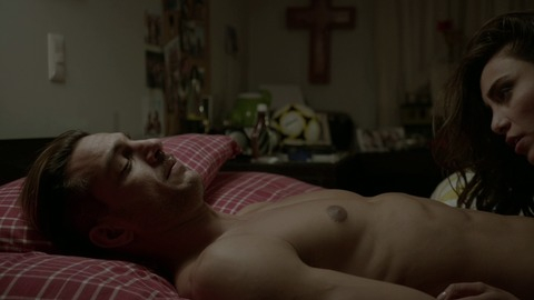 Hottest Joaquín Ferreira Scene in Club de Cuervos. Sexy, Shirtless, Straight. 41564