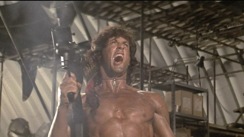 Sylvester Stallone in Rambo: First Blood Part II (1985) Shirtless 41691
