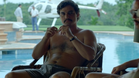 Sexiest Pablo Escobar Scenes. Shirtless. 58702