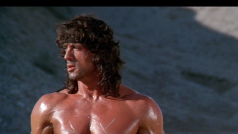 Sylvester Stallone in Rambo III (1988) Sexy Shirtless 41808