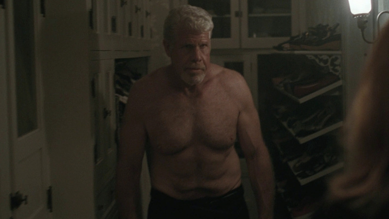 Sexiest Ron Perlman Scene in Hand of God. Shirtless. 42079