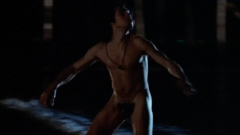 Edward James Olmos Naked in Wolfen. Penis, Shirtless. 42379