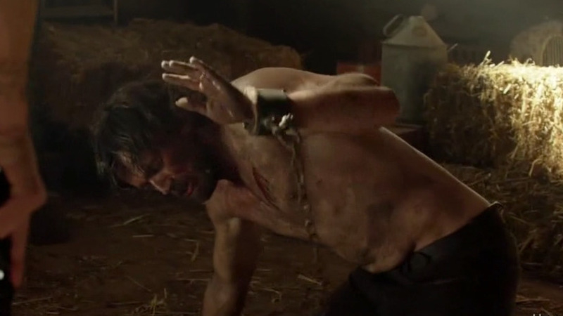 Dominion's Sexiest Scenes with Luke Allen-Gale. Shirtless. 42684