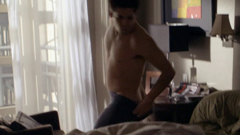 Jordan Bridges Naked in Conviction. Butt, Sexy, Shirtless, Straight. 42703