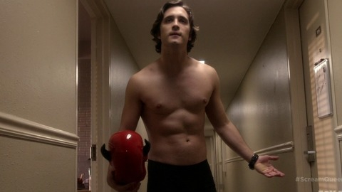 Sexiest Diego Boneta Scene in Scream Queens. Sexy, Shirtless, Underwear. 42907