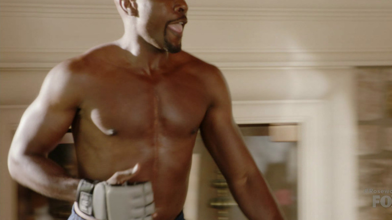 Hottest Morris Chestnut Scene in Rosewood. Shirtless. 60422