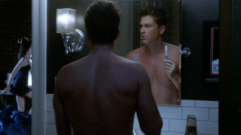 Sexiest Rob Lowe Scene in The Grinder. Shirtless, Straight. 43255