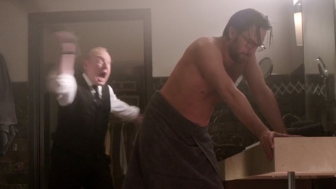 Sexiest Timm Sharp Scene in Blunt Talk. Sexy, Shirtless. 43543
