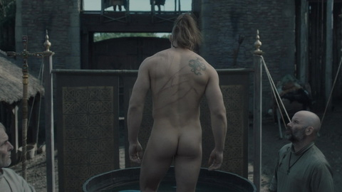 Nudes of Uhtred of Bebbanburg from The Last Kingdom. Butt, Shirtless, baptism pool, long hair. 130098