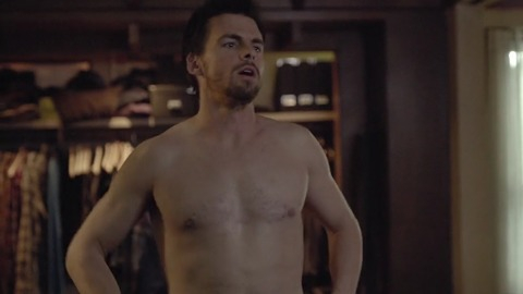 Sexiest Scenes of Alex Cole from Casual. Sexy, Shirtless, bedroom, closet. 45083