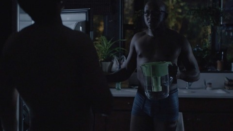Nyasha Hatendi in Casual (2015-2018) Bulge Shirtless Underwear Bulge Dark Room 44220