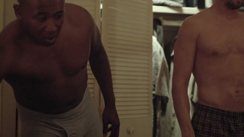 Hottest Nyasha Hatendi Scene in Casual. Sexy, Shirtless, Straight, Underwear, bedroom, closet. 45086