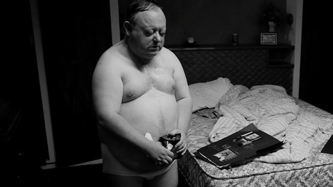 Laurence R Harvey in The Human Centipede II (2011) Shirtless Underwear 44473