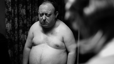 Laurence R Harvey in The Human Centipede II (2011) Shirtless 44472