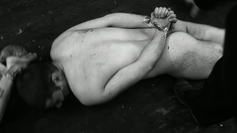 Dan Burman in The Human Centipede II (2011) Butt Shirtless 44482