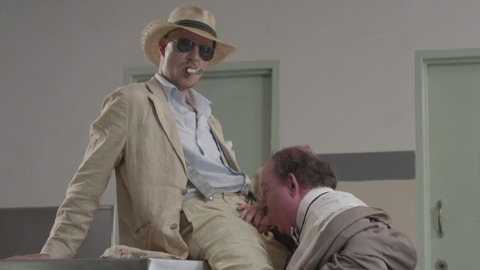 Tom Six in The Human Centipede III (2015) Gay Penis Prosthetic 44485