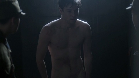 Rupert Evans in The Man in the High Castle (2015-2019) Sexy Shirtless Hairless Chest Pubes 44525