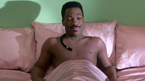 Hottest Eddie Murphy Scene in Coming to America. Sexy, Shirtless. 44672