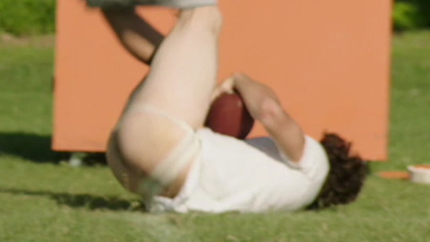 Donny Boaz Nude as Super Bill Bradley. Butt, field, football. 139730