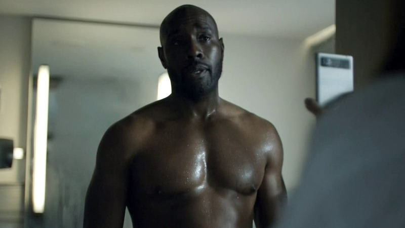 Hottest Morris Chestnut Scene in Legends. Sexy, Shirtless. 44744