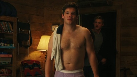 Adam DeVine in The Final Girls (2015) Bulge Sexy Shirtless Underwear 44790