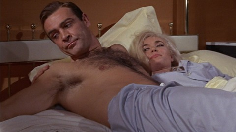Sexiest Sean Connery Scene in Goldfinger. Shirtless. 45253