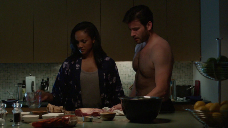 Sexiest Dr. Connor Rhodes Scenes. Shirtless, kitchen, night. 76648