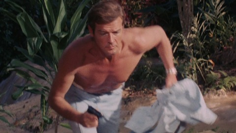 Live and Let Die's Sexiest Scenes with Roger Moore. Sexy, Shirtless. 46854