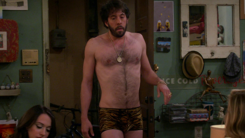 2 Broke Girls's Sexiest Scenes with Jonathan Kite. Bulge, Sexy, Shirtless, Straight, Underwear. 47184