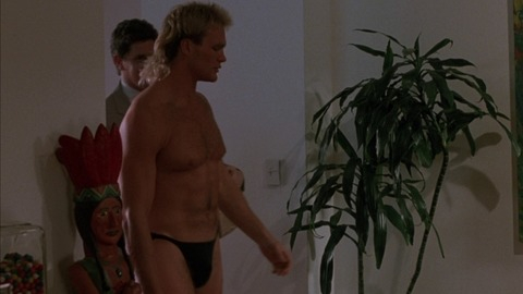 Brian Bosworth in Stone Cold (1991) Bulge Sexy Shirtless Underwear 47455