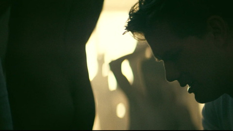 Nudes of Joe Altman from Stonewall. Butt, Shirtless, backlit, locker room. 182340