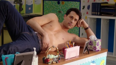 Teachers's Sexiest Scenes with Ryan Caltagirone. Shirtless. 75924