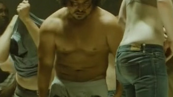 Sexiest Jacob Vargas Scene in Colony. Shirtless. 48097