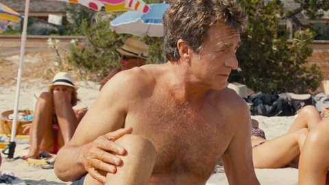 François Cluzet in One Wild Moment (2015) Bathing Suit Sexy Shirtless Straight 48213