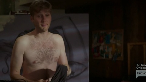 Sexiest Aaron Staton Scene in Girlfriends' Guide to Divorce. Shirtless. 73489