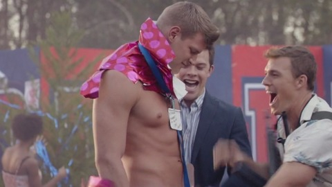 Remmington Jay Perregaux in Blue Mountain State: The Rise of Thadland (2016) Shirtless 48655