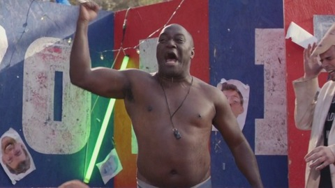 Omari Newton in Blue Mountain State: The Rise of Thadland (2016) Shirtless 48661