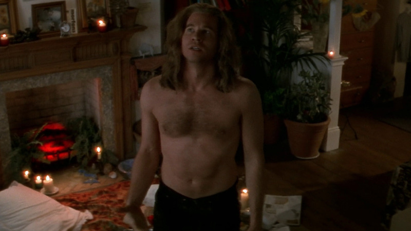 The Saint's Sexiest Scenes with Val Kilmer. Shirtless, chest hair, fireplace. 48750